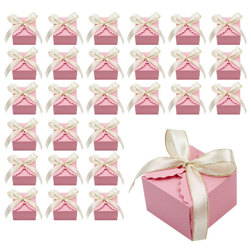 Wedding Event Supply - 10/20PCS Kraft Paper Gift Box with