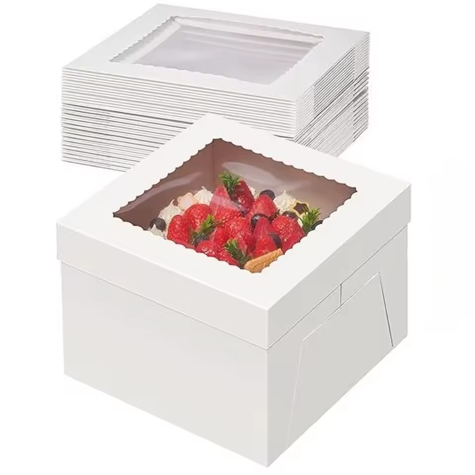 5pcs Cake Boxes White Cake Box - đánh giá và giá Wedding Cake Supply