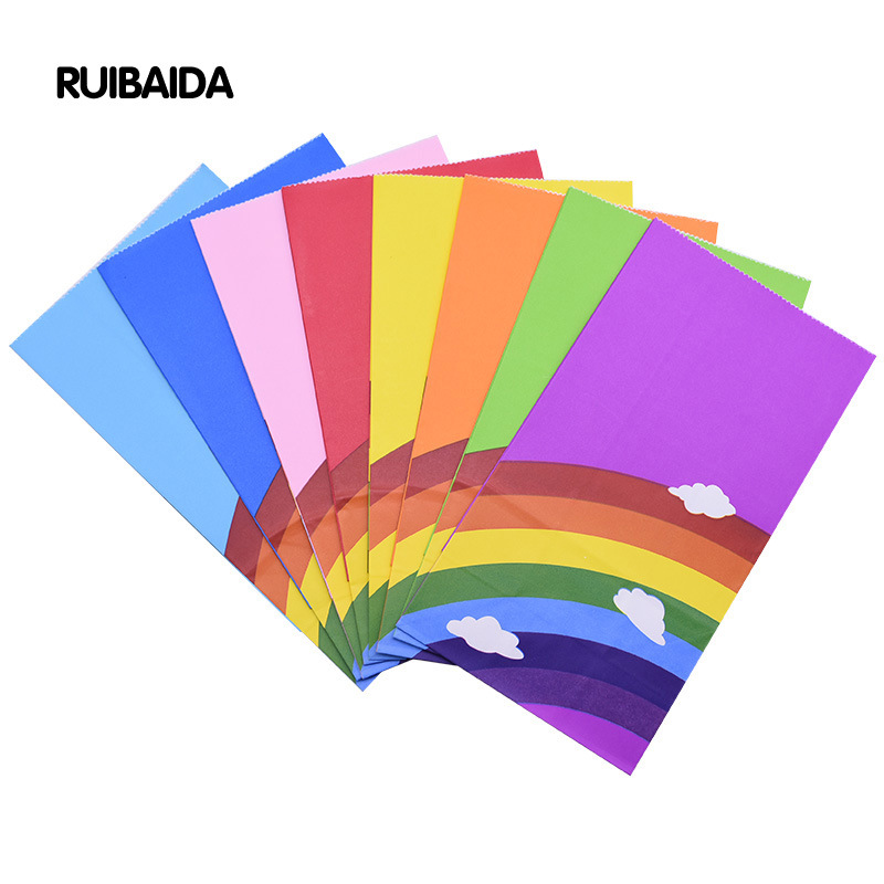 10/20/25pcs Kraft Rainbow Food - đánh giá và giá Wedding Event Supply