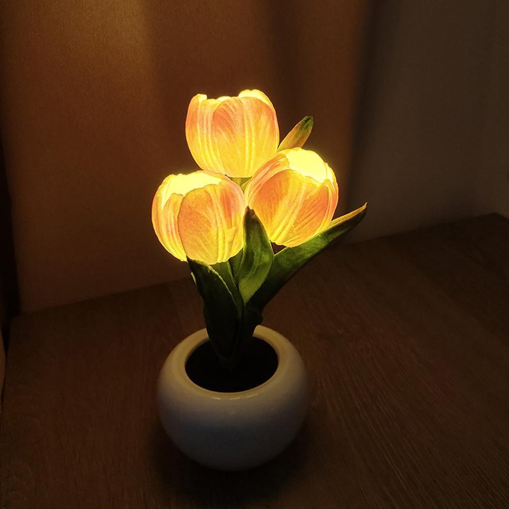 LED Tulip Lamp Night Romantic  - đánh giá và giá Wedding Led