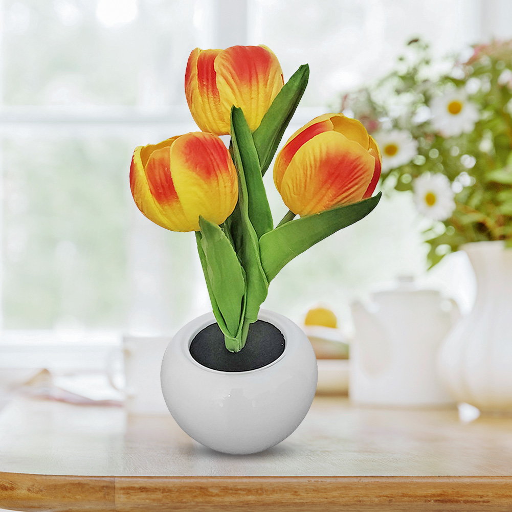 LED Tulip Lamp Night Romantic  - đánh giá và giá Wedding Led