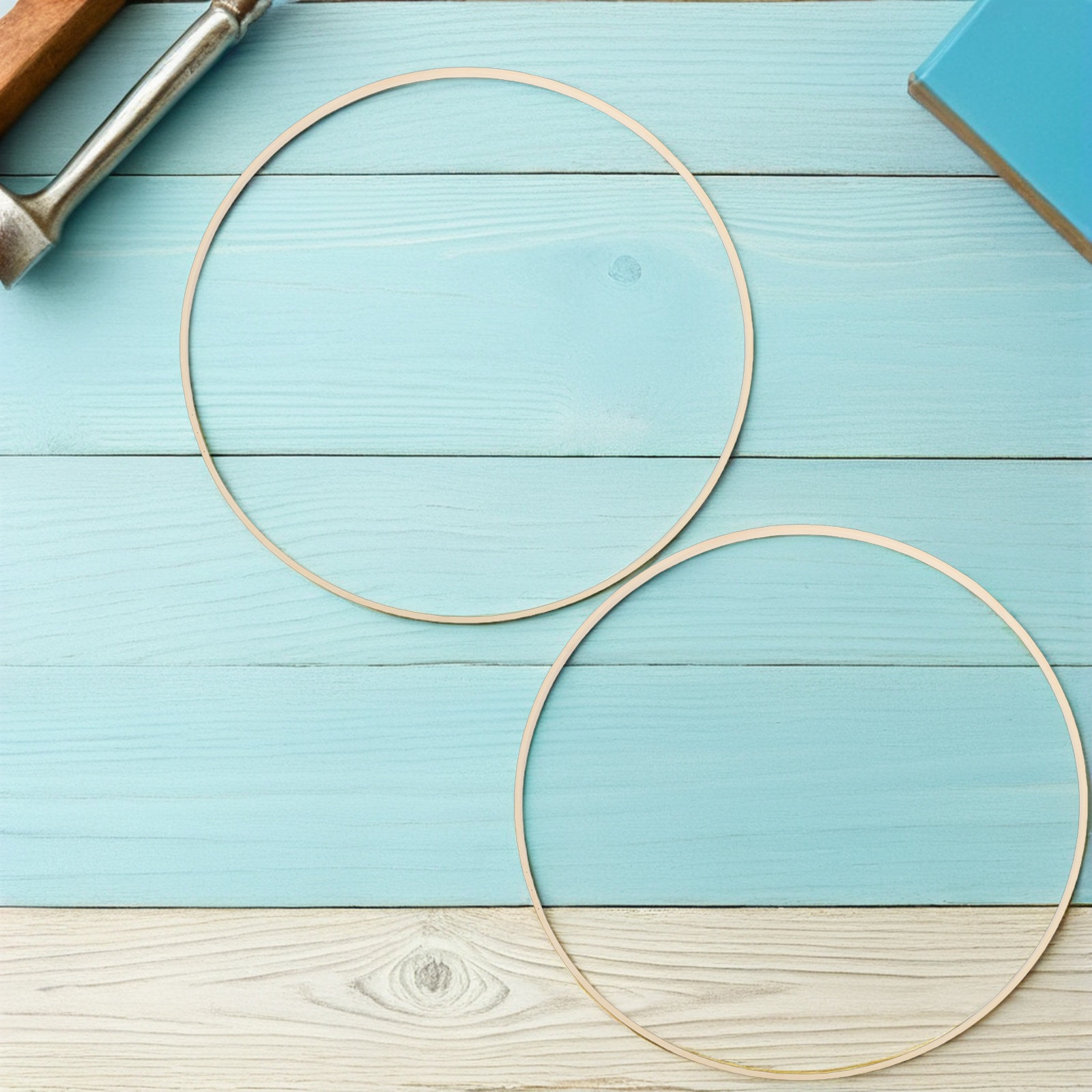 10Pcs Bamboo Floral Hoops Rust - đánh giá và giá Wedding Decoration Supply