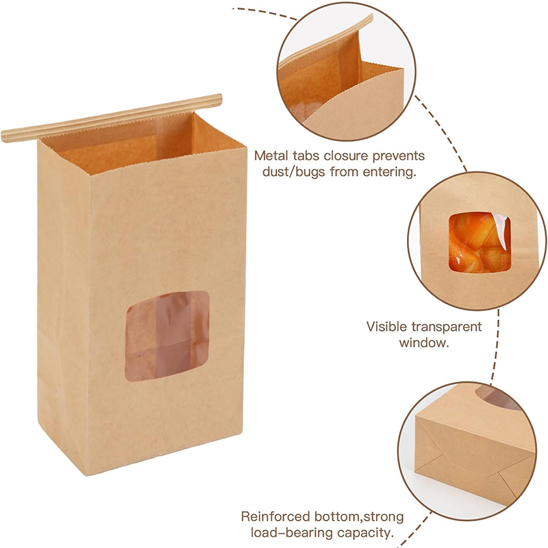 10Pcs Bakery Bags, Window Seal - đánh giá và giá Wedding Event Supply
