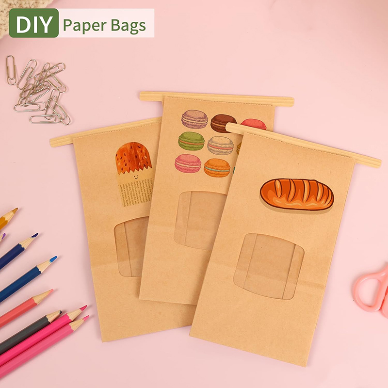 10Pcs Bakery Bags, Window Seal - đánh giá và giá Wedding Event Supply