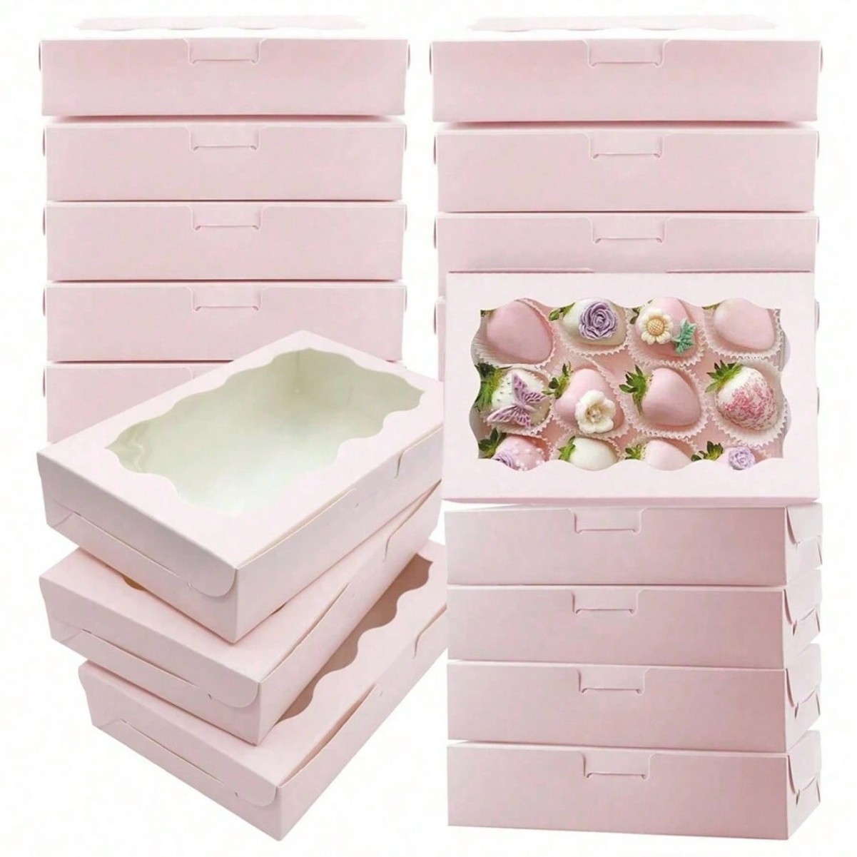 10/30/50Pcs Kraft Paper Cake C - đánh giá và giá Wedding Cake Supply