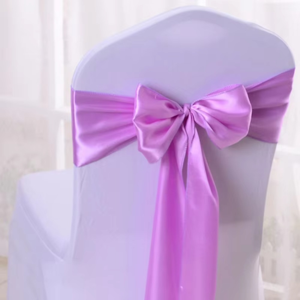50Pcs Batch Satin Fabric Chair - đánh giá và giá Wedding Supply Wholesale