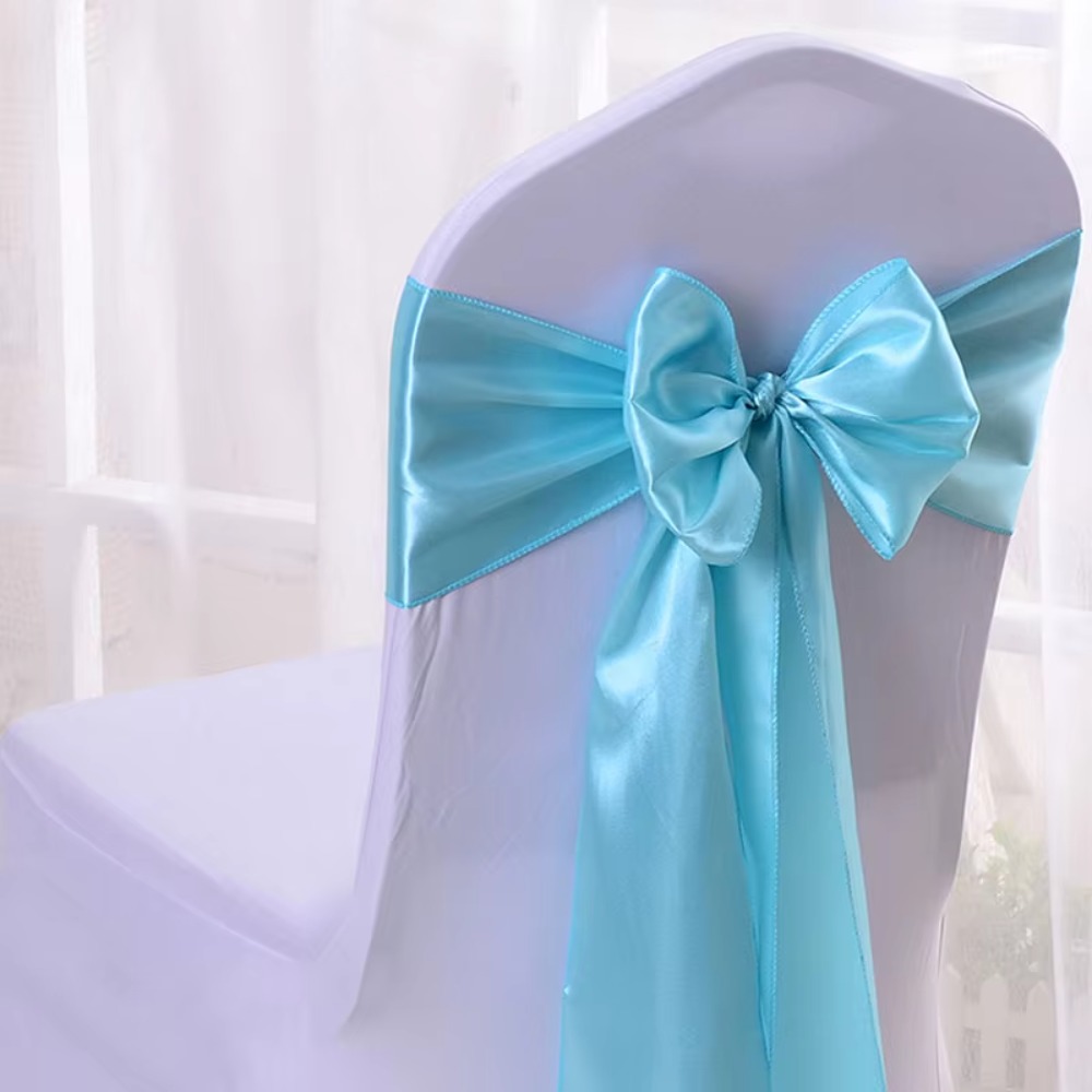 50Pcs Batch Satin Fabric Chair - đánh giá và giá Wedding Supply Wholesale