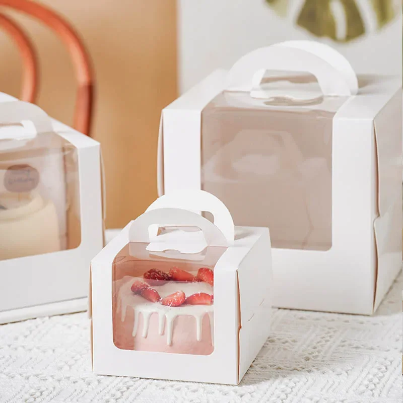 10pcs White Cake Box with Hand - đánh giá và giá Wedding Cake Supply