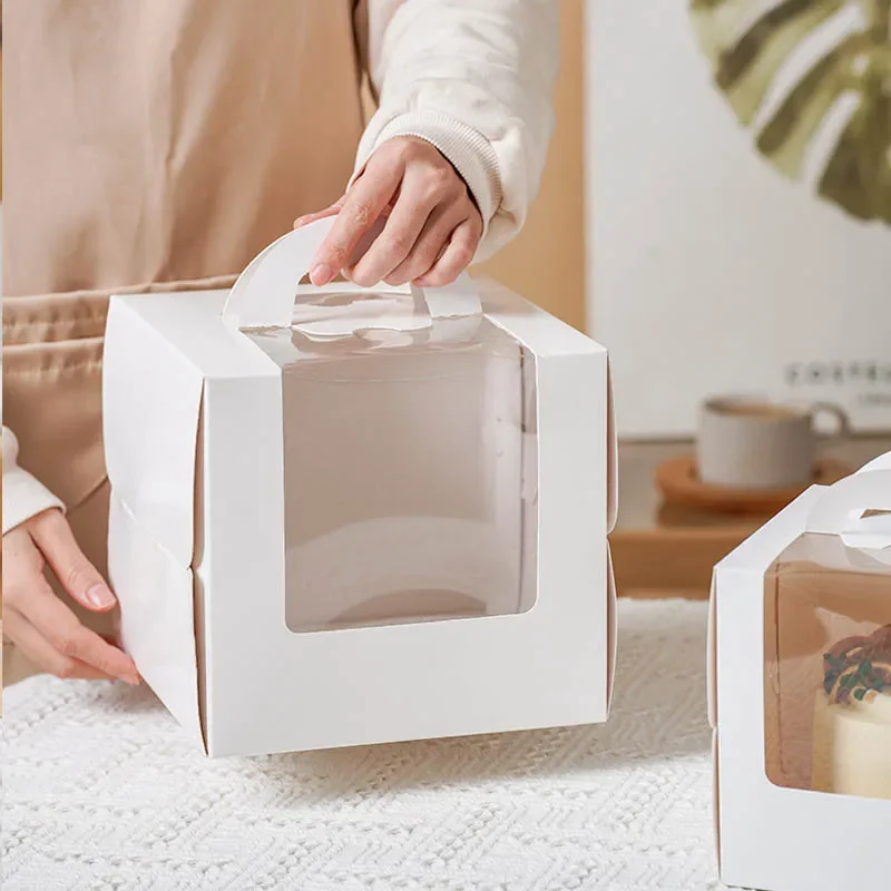 10pcs White Cake Box with Hand - đánh giá và giá Wedding Cake Supply