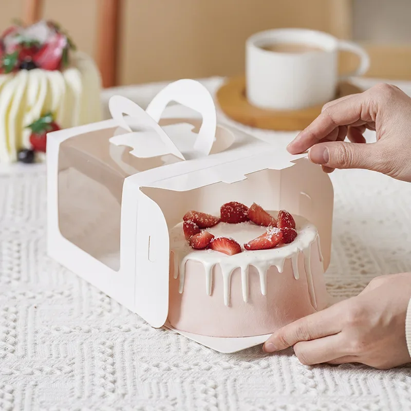 10pcs White Cake Box with Hand - đánh giá và giá Wedding Cake Supply