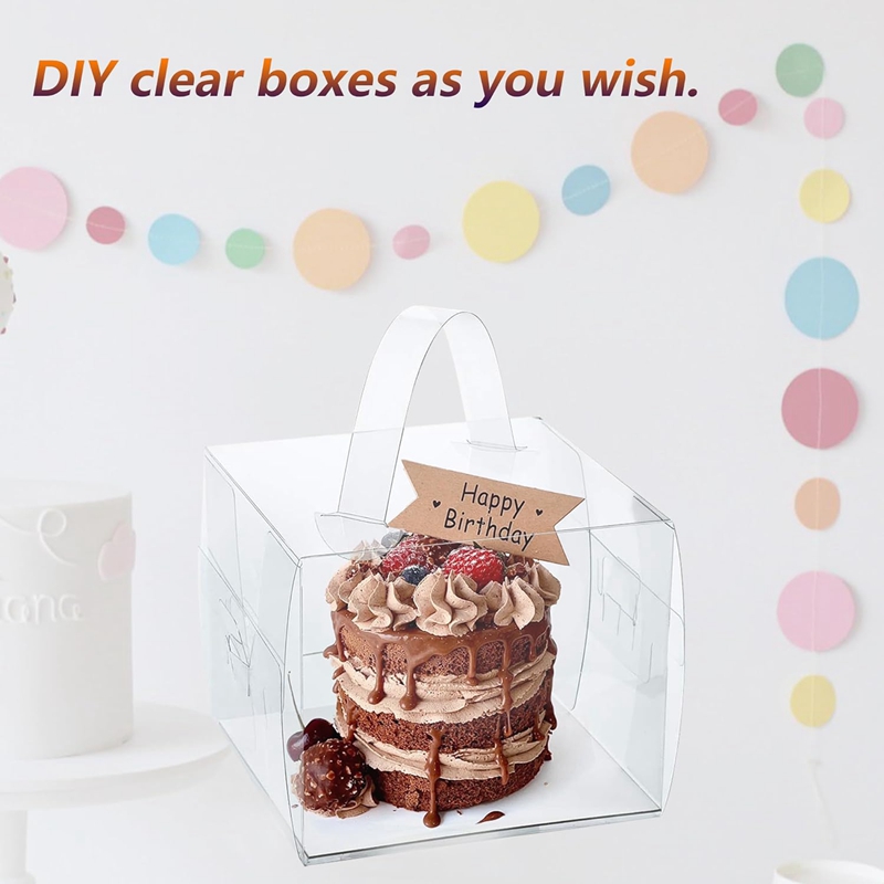 5/2Pcs Cake Packaging Box with - đánh giá và giá Wedding Cake Supply