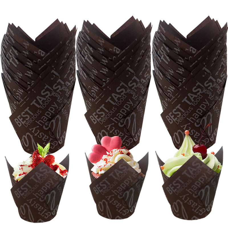 50Pcs/100Pcs Coffee-Themed Tul - đánh giá và giá Wedding Cake Supply