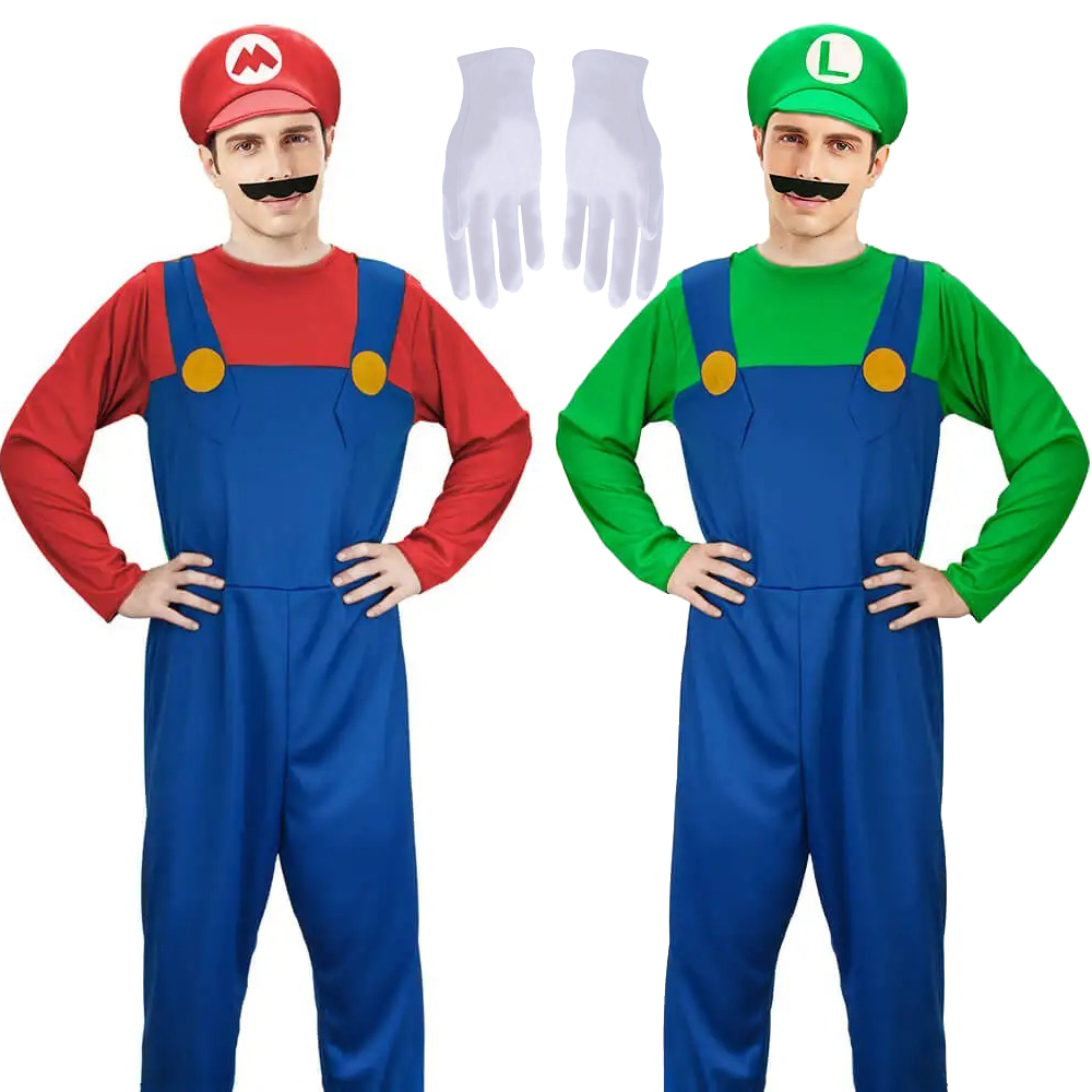 Adult Plumber Costume Red Gree - đánh giá và giá Wedding Job