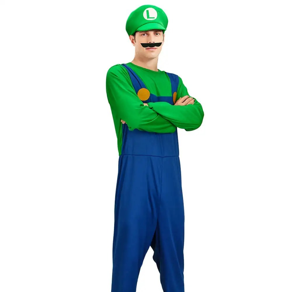 Adult Plumber Costume Red Gree - đánh giá và giá Wedding Job