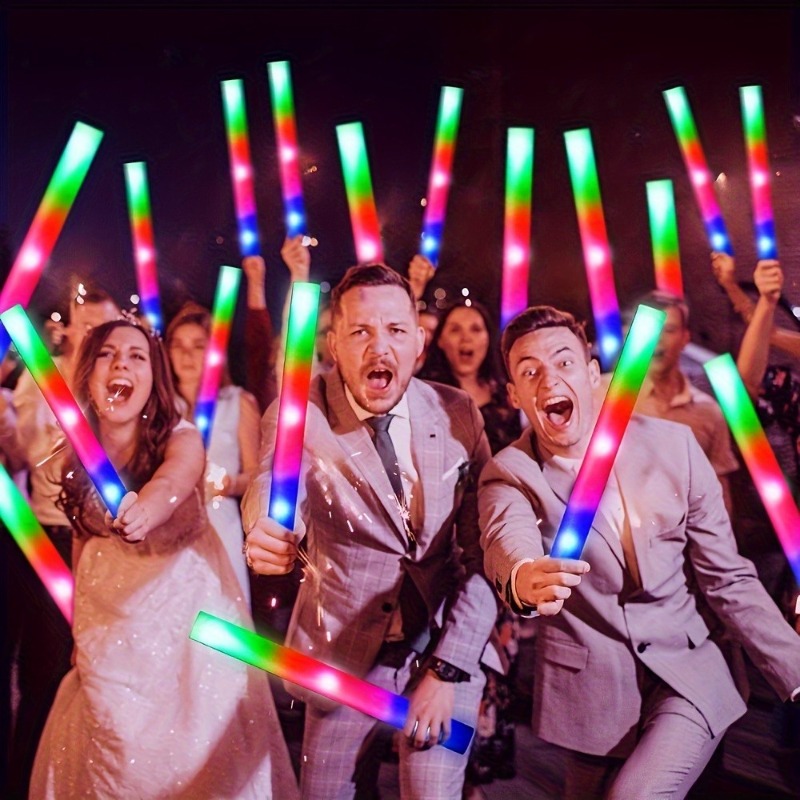 Reusable LED Foam Sticks Light - đánh giá và giá Wedding Power Supply