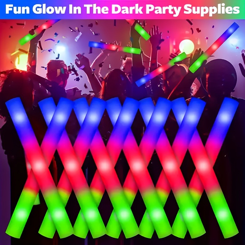 Reusable LED Foam Sticks Light - đánh giá và giá Wedding Power Supply