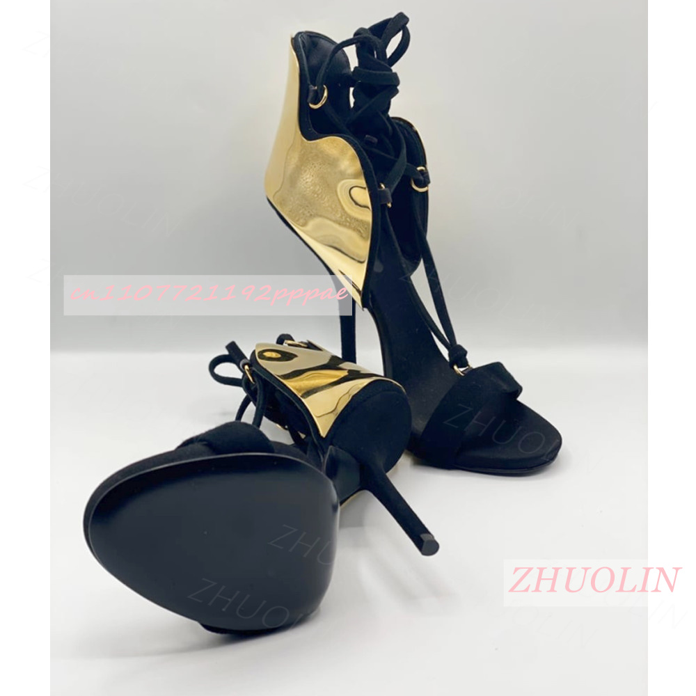Gold Metal Decoration Open Toe - đánh giá và giá Wedding Super