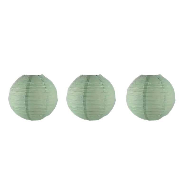 3Pcs Round Hanging Sage Green  - đánh giá và giá Wedding Event Supply