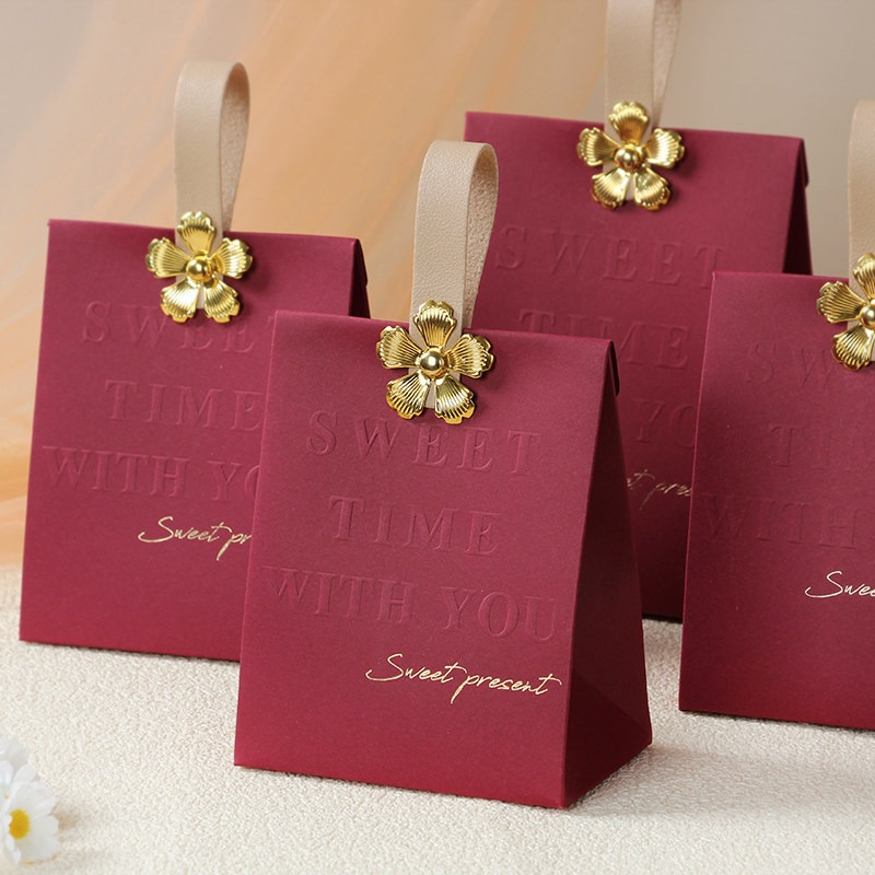20/50Pcs Premium Wine Red Gift - đánh giá và giá Wedding Supply Wholesale