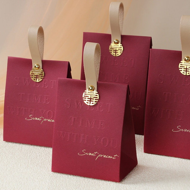 20/50Pcs Premium Wine Red Gift - đánh giá và giá Wedding Supply Wholesale