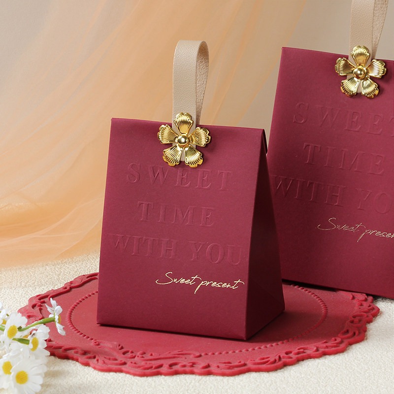 20/50Pcs Premium Wine Red Gift - đánh giá và giá Wedding Supply Wholesale