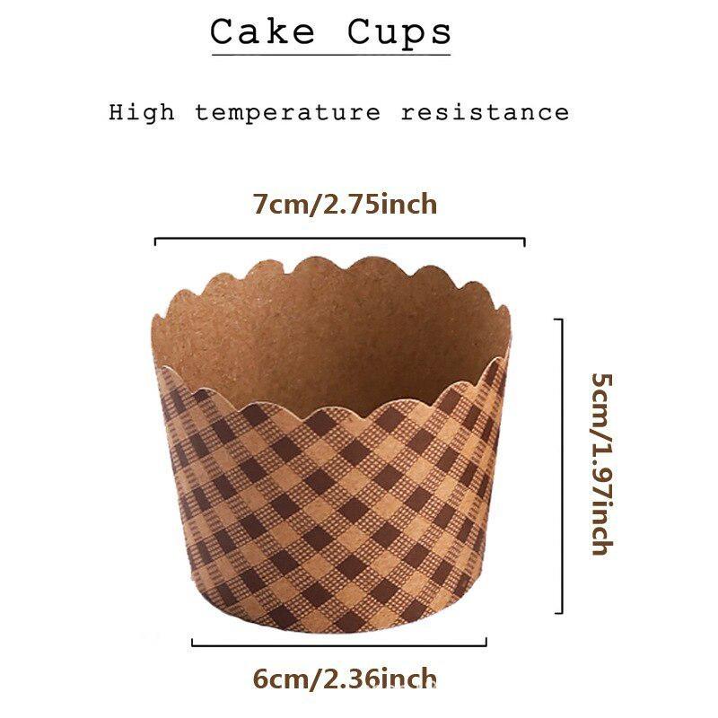 50Pcs/Pack Cupcake Paper Cups  - đánh giá và giá Wedding Cake Supply