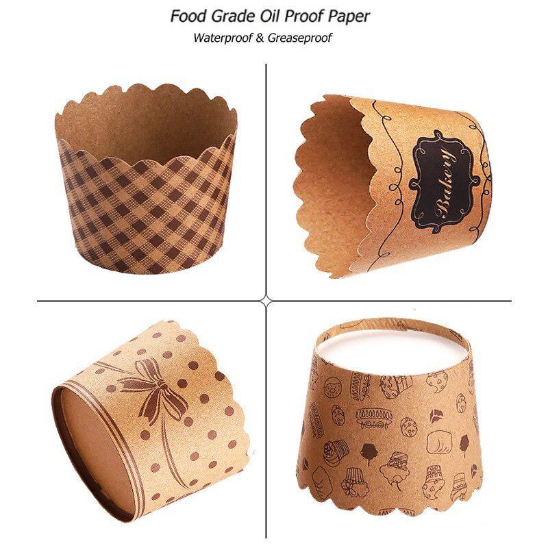 50Pcs/Pack Cupcake Paper Cups  - đánh giá và giá Wedding Cake Supply