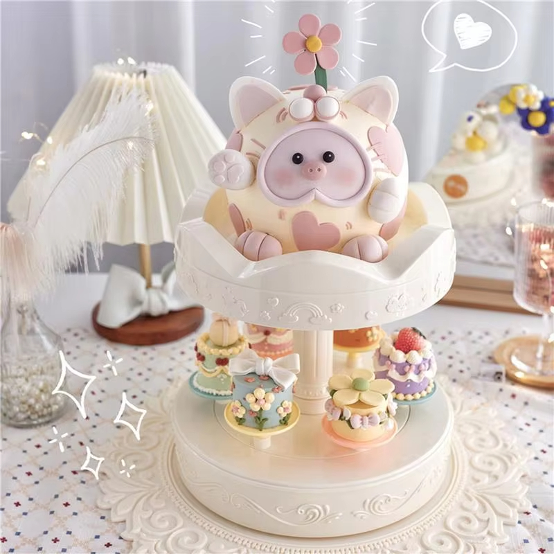 2-tier Automatic Rotating Cake - đánh giá và giá Wedding Cake Supply