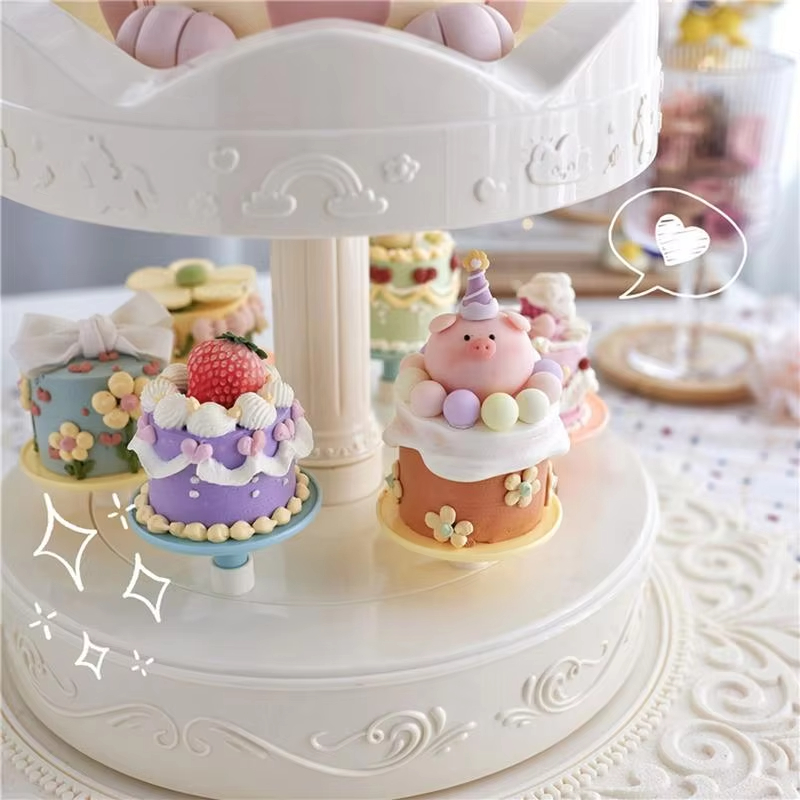 2-tier Automatic Rotating Cake - đánh giá và giá Wedding Cake Supply