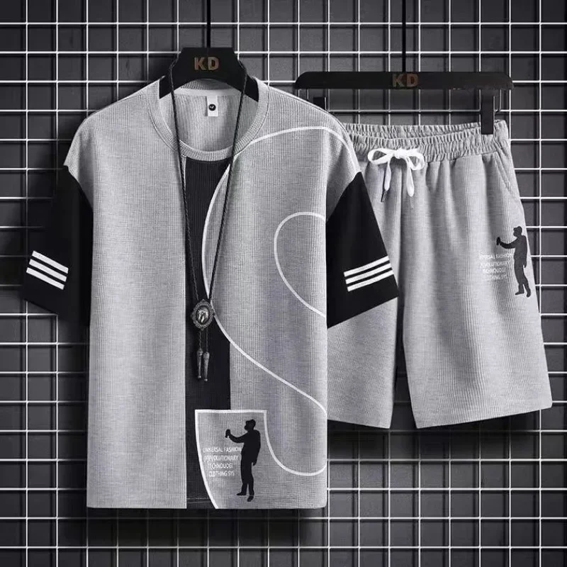 Male T Shirt Short Sets Graphi - đánh giá và giá Wedding Job