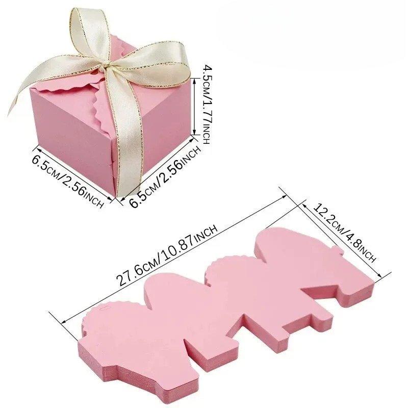 10/20PCS Kraft Paper Gift Box  - đánh giá và giá Wedding Event Supply