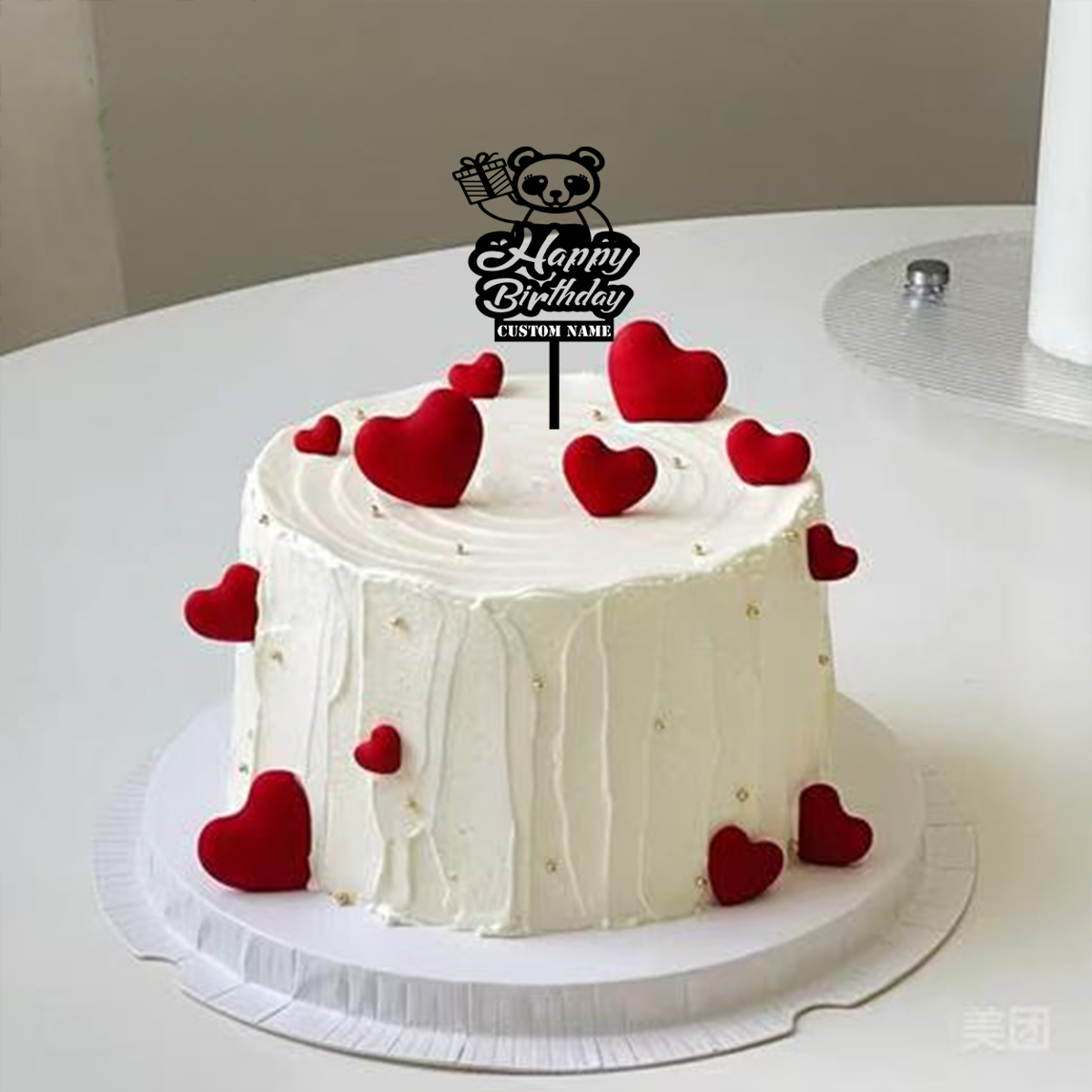 1PC Cute Happy birthday wishes - đánh giá và giá Wedding Cake Supply