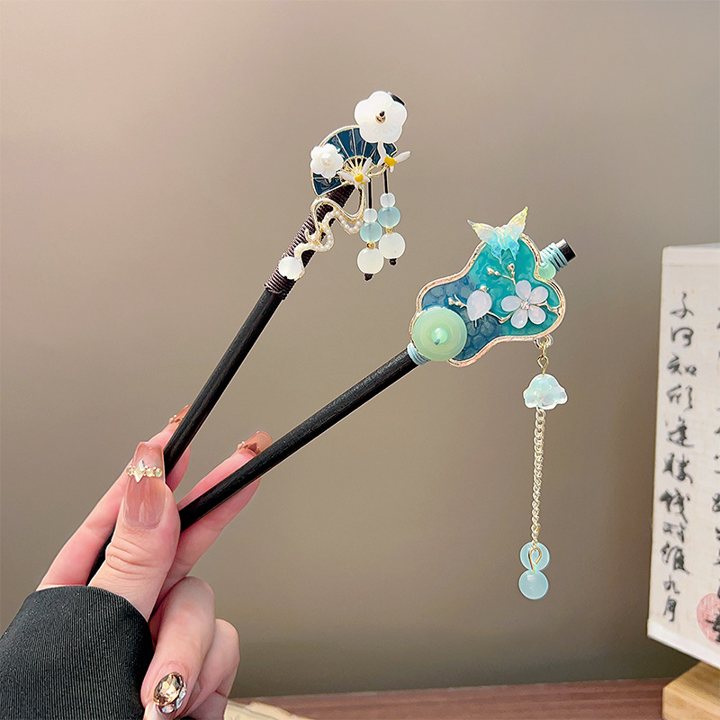 Classic Tassel Hair Stick Blac - đánh giá và giá Wedding Decoration Supply