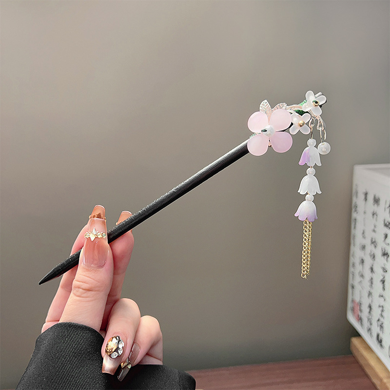 Classic Tassel Hair Stick Blac - đánh giá và giá Wedding Decoration Supply