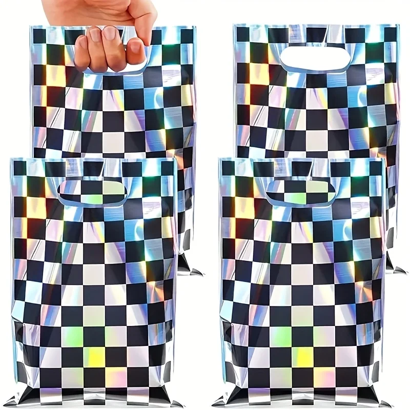10/20/30pcs Black Laser Checke - đánh giá và giá Wedding Event Supply